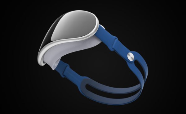 A concept render of the Apple headset